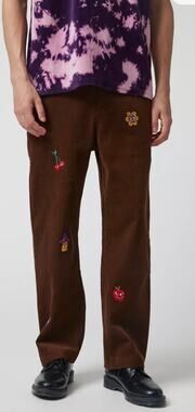 Teddy Fresh Applique Corduroy Pant Brown Size 26